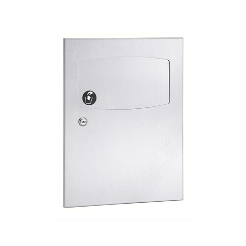 Bradley 4737-000000 Recessed 1.5 Gal Napkin Disposal